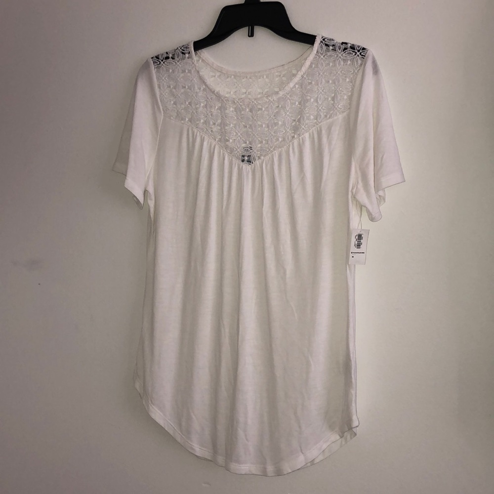 Old navy white short sleeve